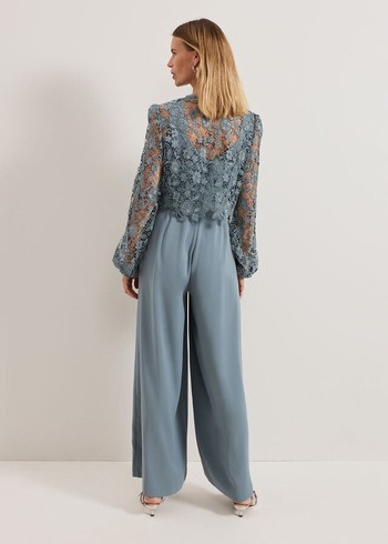 Phase Eight Vanessa Jumpsuit Blue Canada | YTAQGN-609